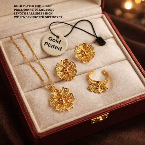 Gold Plated Combo set