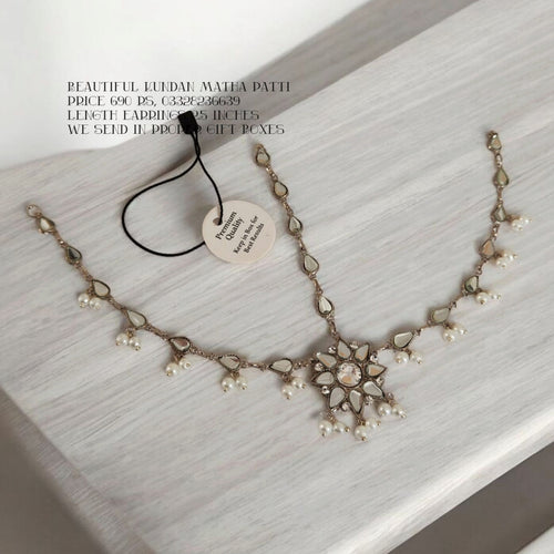 Premium Kundan Maatha patti