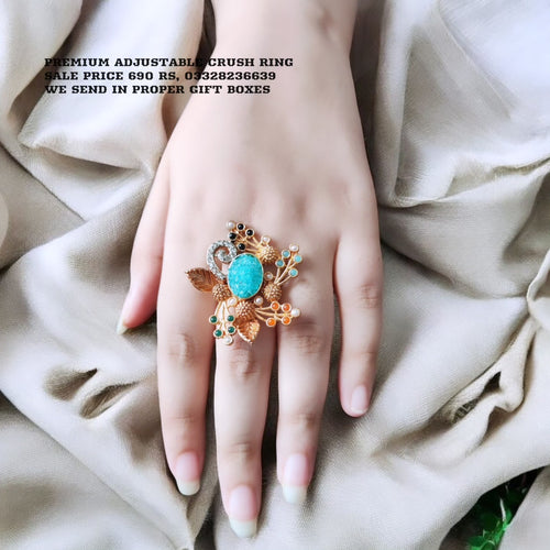 Premium adjustable Crush Ring