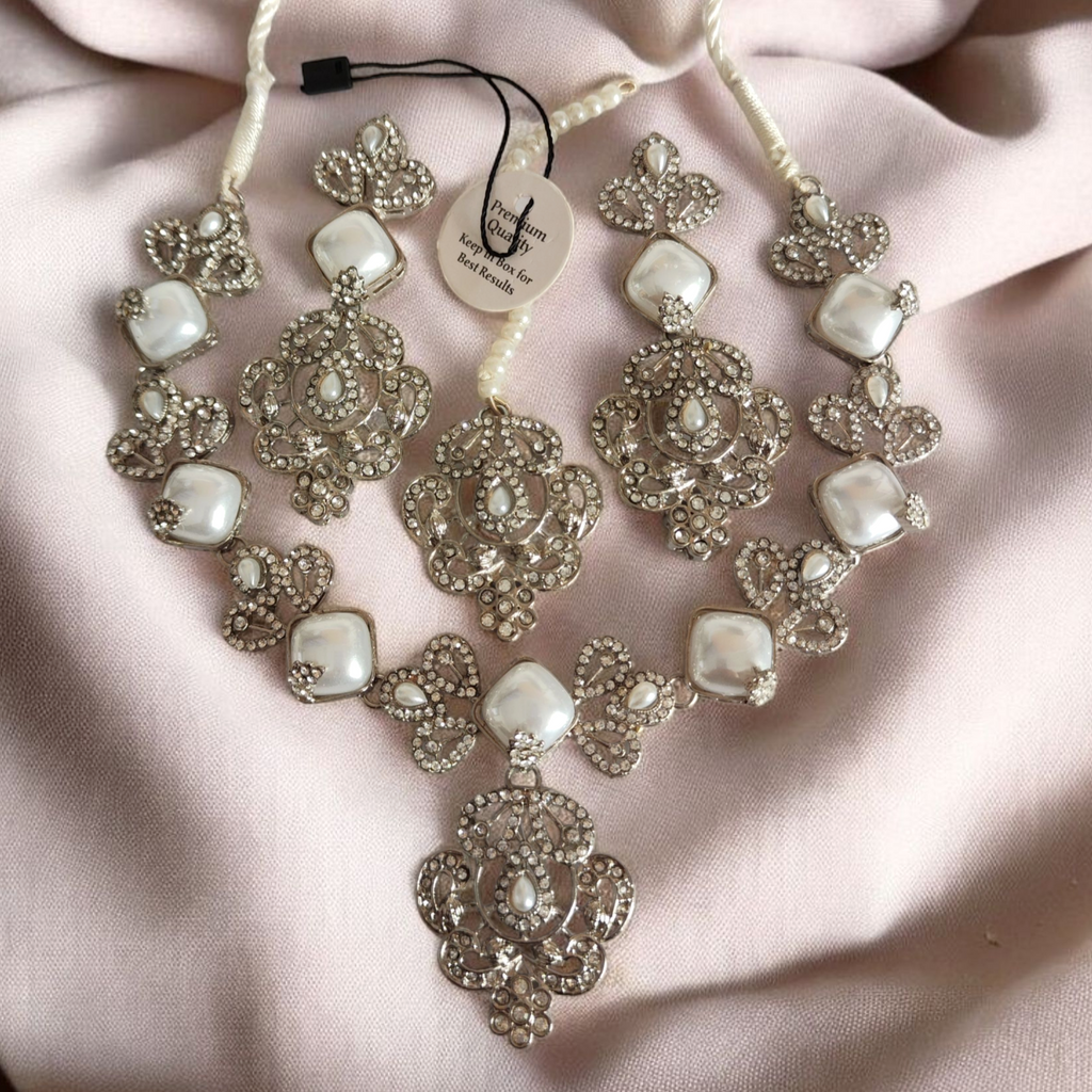 Gorgeous Steel Polished Necklace set