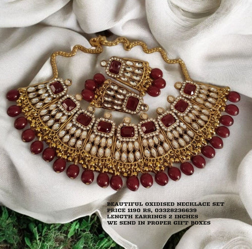Beautiful oxidized Necklace set