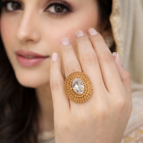 Gold Plated adjustable Ring