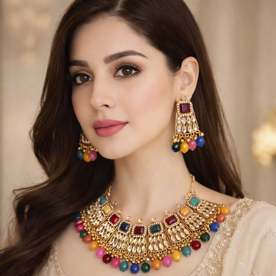 Beautiful OXIDIZED Necklace set