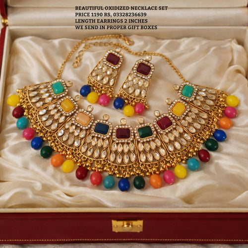 Beautiful OXIDIZED Necklace set