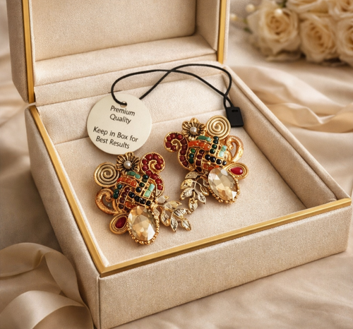Premium Nauratan Earrings