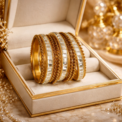 Beautiful Metal Bangles set