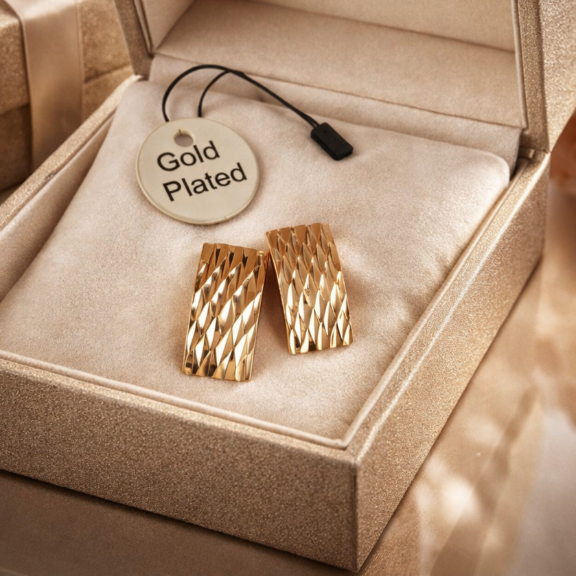 Beautiful Gold Plated Studs