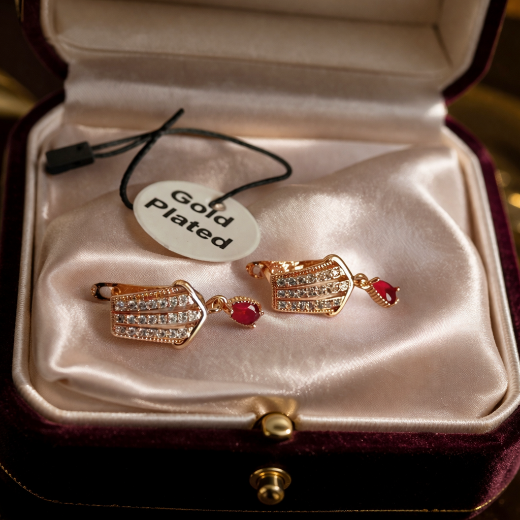Beautiful Gold Plated Earrings