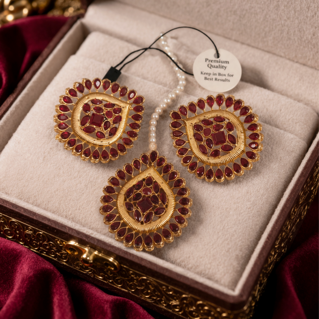 Beautiful Bindiya and Earrings
