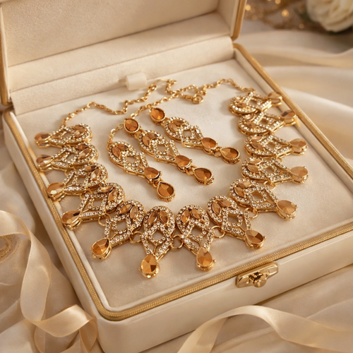 Beautiful crystals Necklace set