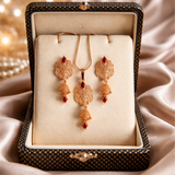 Gold plated Pendant set