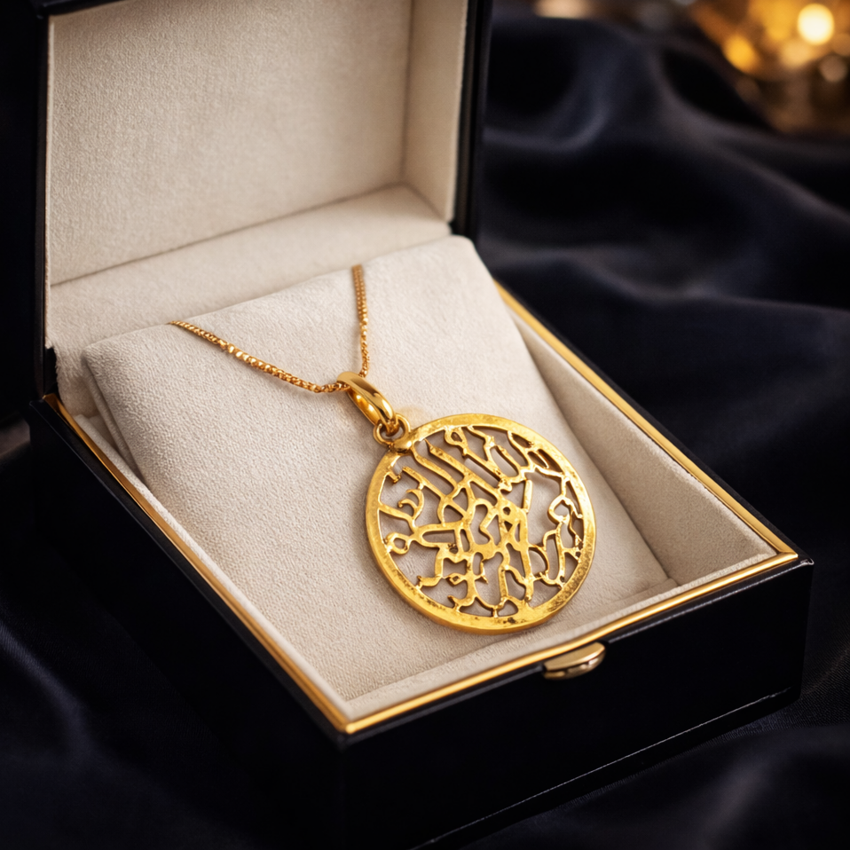 Elegant Bismillah Pendant