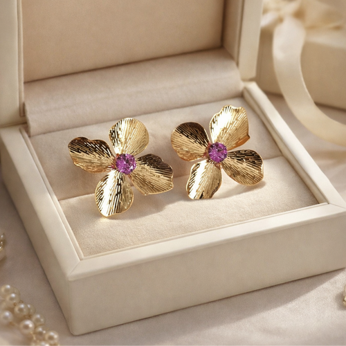 Beautiful flower studs