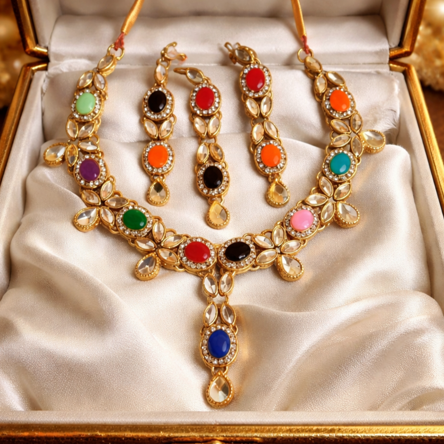 Beautiful Kundan Necklace set