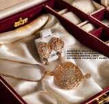 Gold plated beautiful pendant set