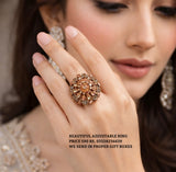 Beautiful Adjustable Zirconia Ring