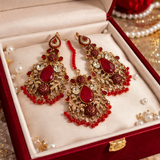 Fine Quality Bindiya and Earrings set