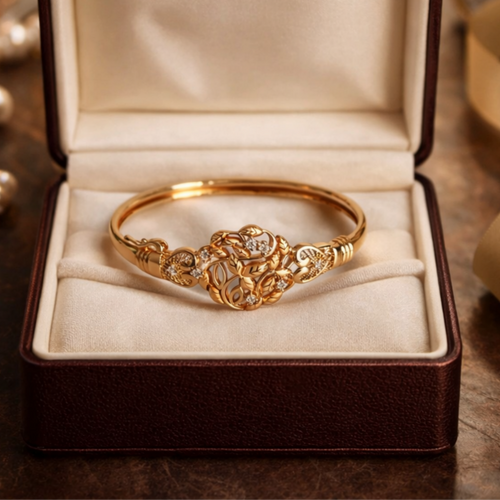 Gold plated gorgeous Openable Bracelet