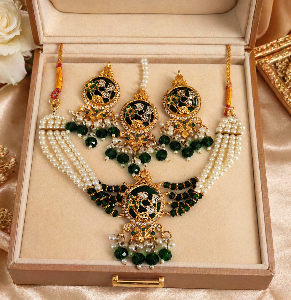 Premium Pearls Choker set