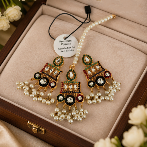 Beautiful Bindiya and Earrings