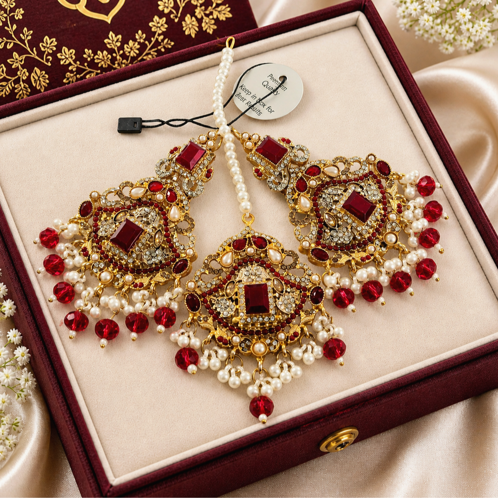 Gorgeous Bindiya and Earrings