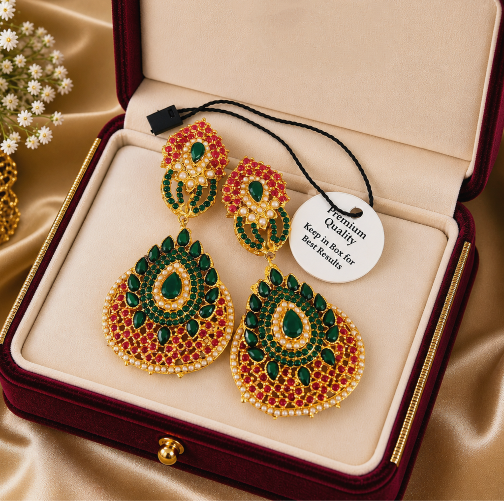 Premium Nauratan Earrings