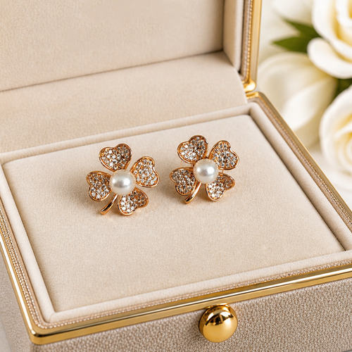 Beautiful Gold Plated Studs