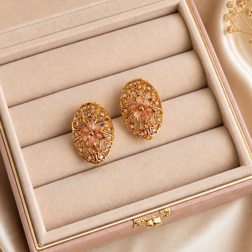 Premium Gold Imitation Earrings