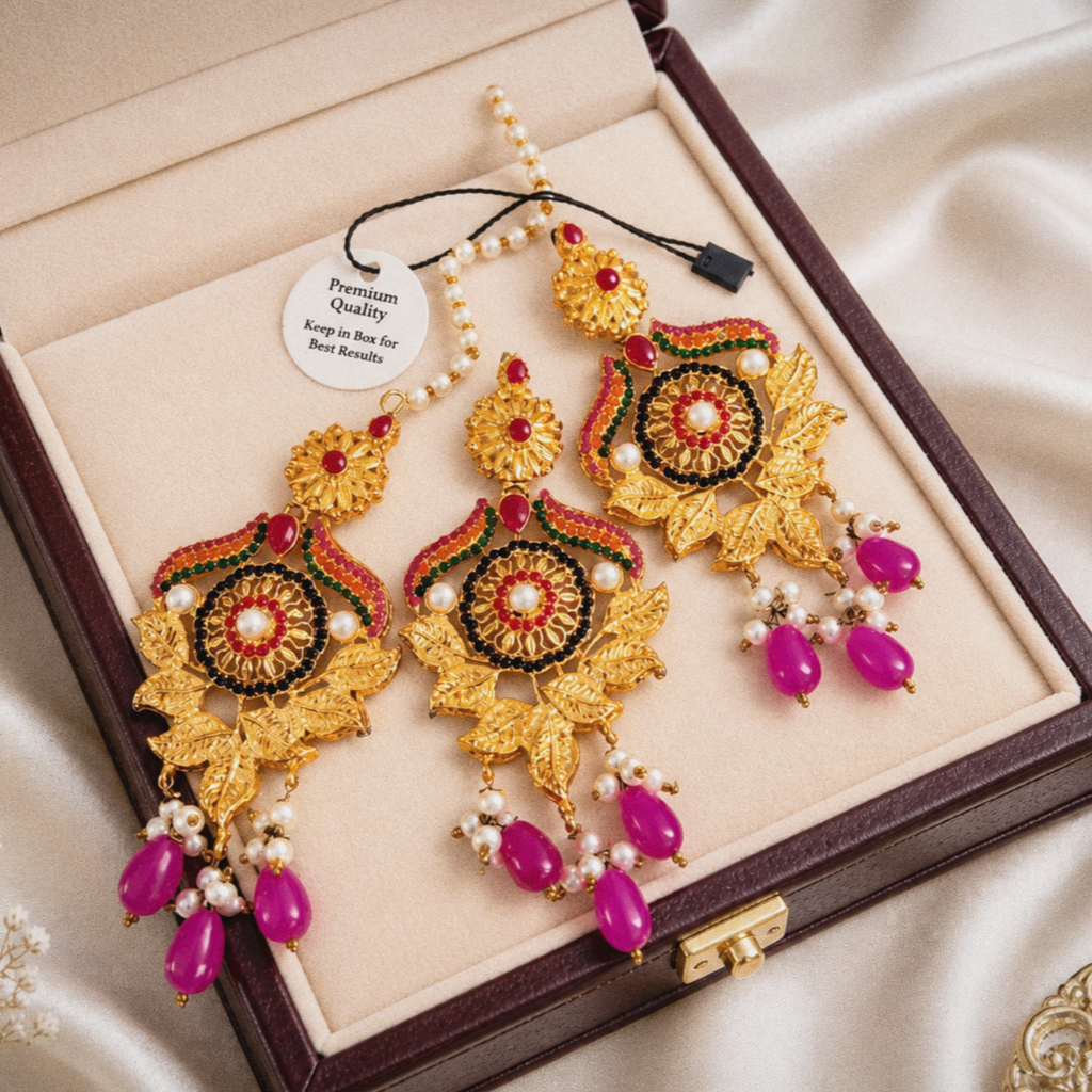 Beautiful Bindiya and Earrings