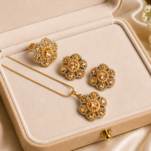 Beautiful Crystals Pendant set