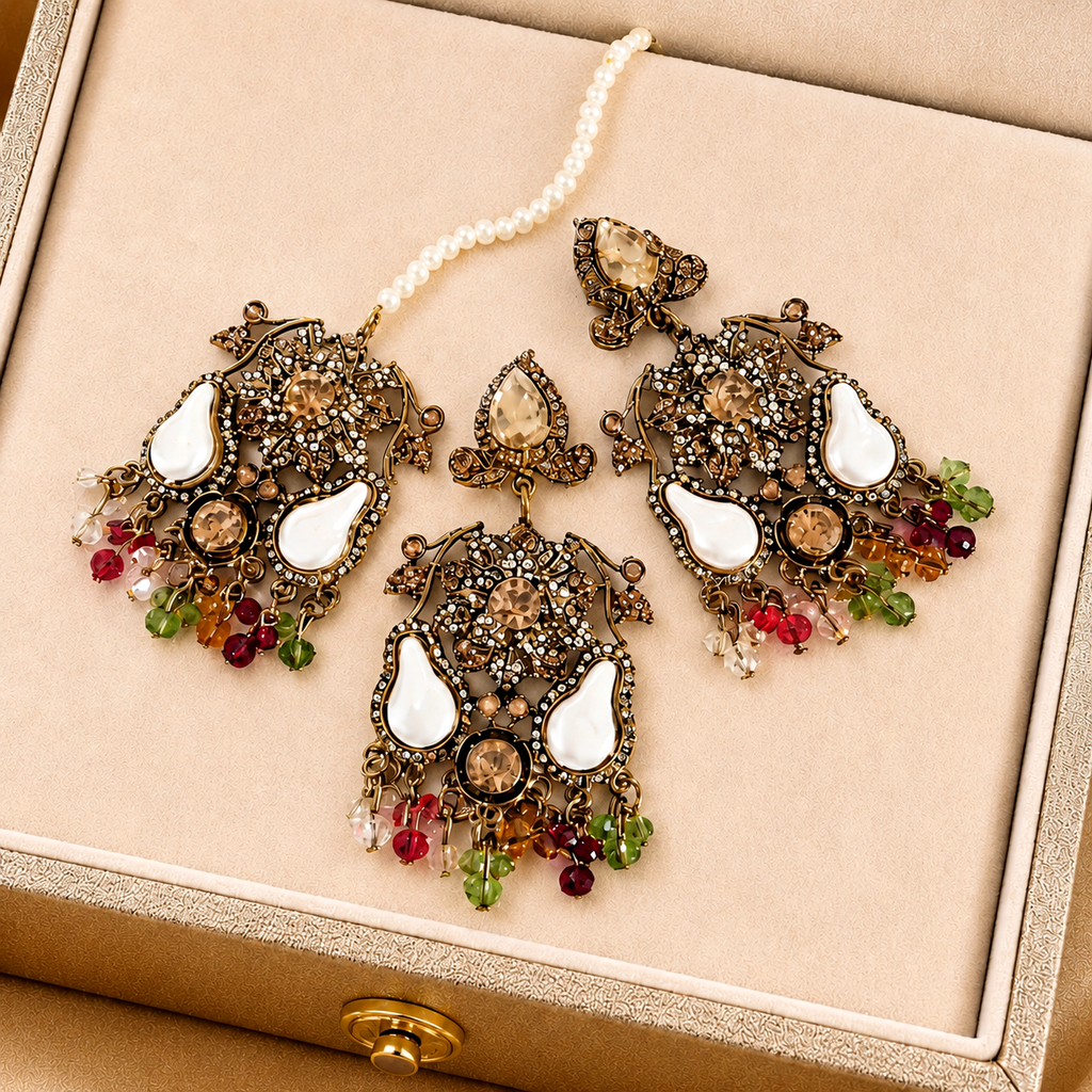 Beautiful Bindiya and Earrings