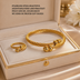Stainless Steel adjustable Bracelet and Ring