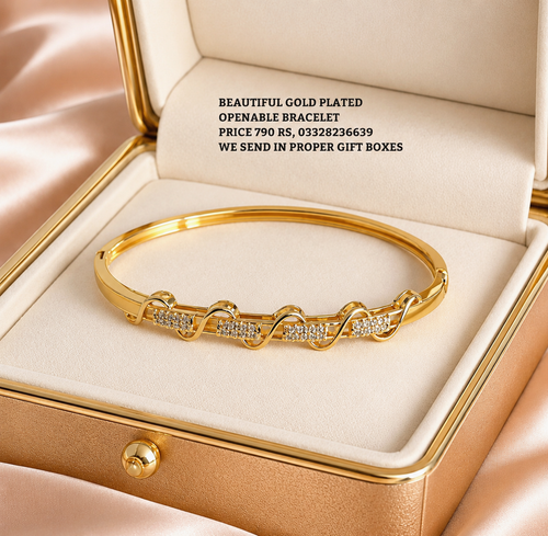 Gold Plated openable Bracelet
