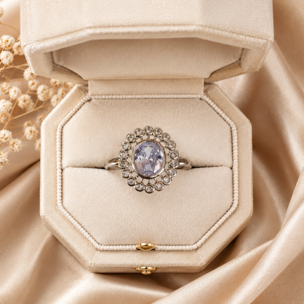 Adjustable Zirconia Ring