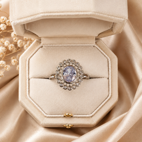 Adjustable Zirconia Ring
