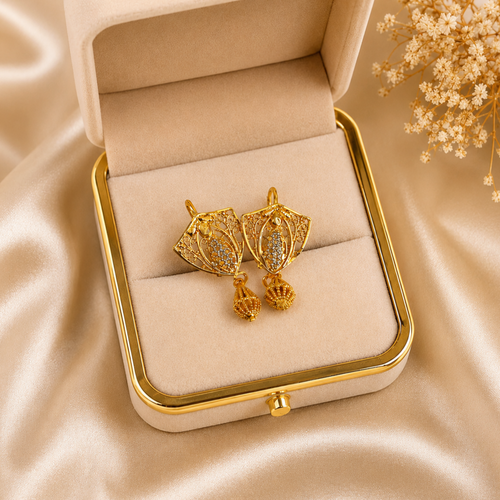 Beautiful Gold Imitation Earrings