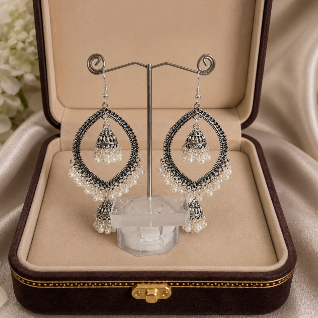 Gorgeous Oxidized Jhumki