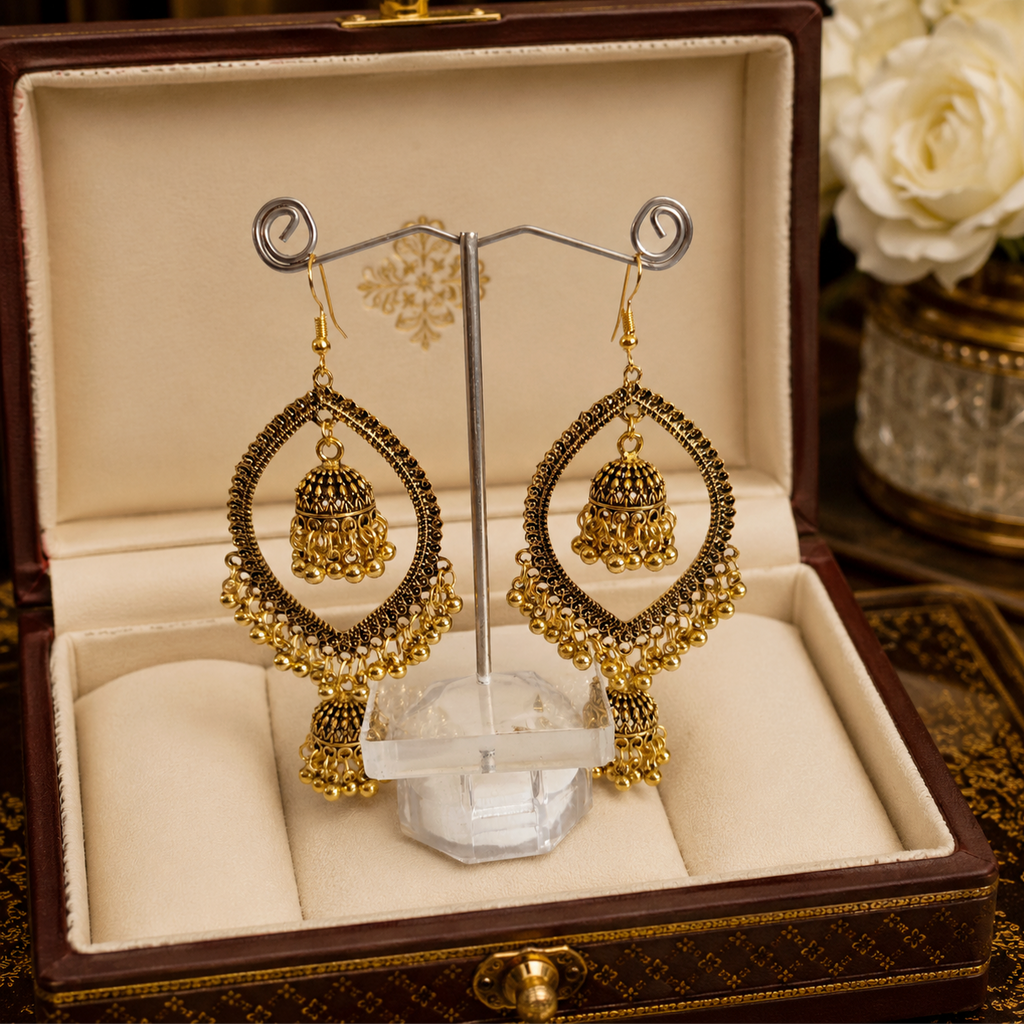 Beautiful Oxidized Jhumki