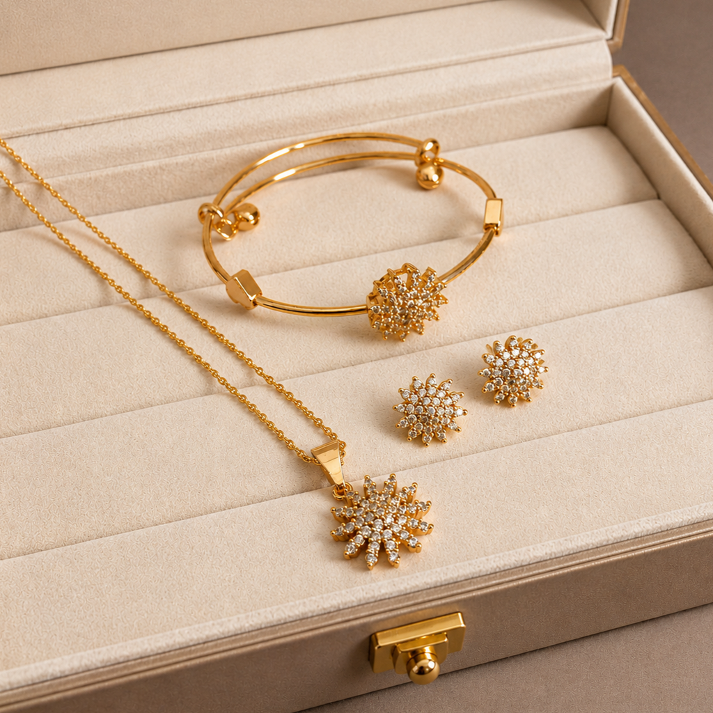 Gold Plated Combo Set