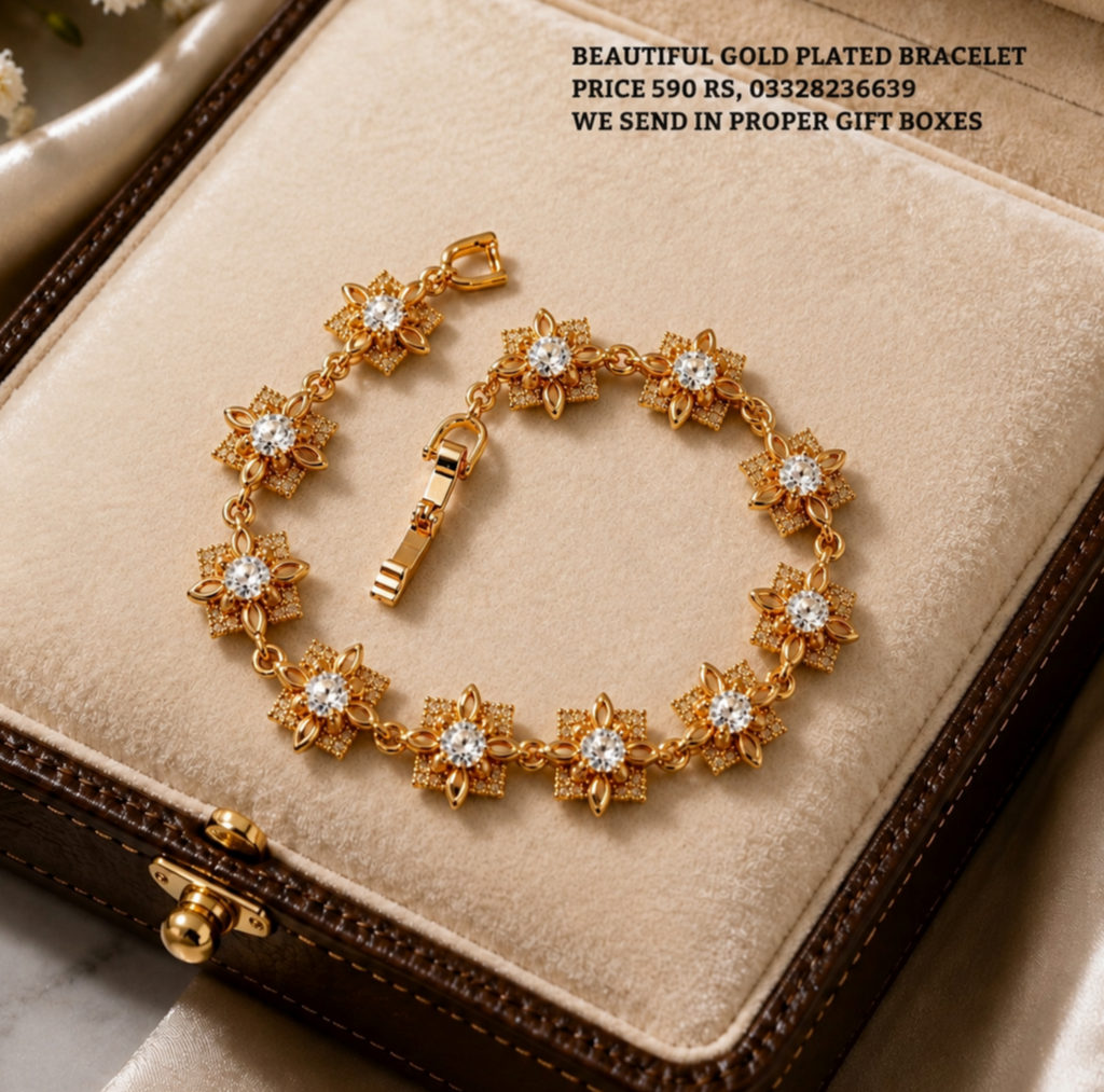 Beautiful Gold Plated Bracelet