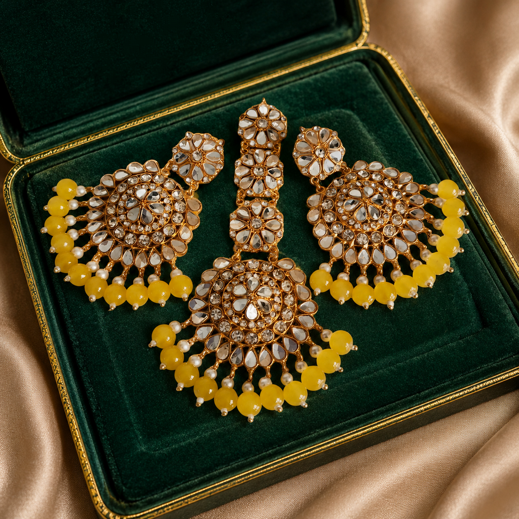 Gorgeous Bindiya and Earrings