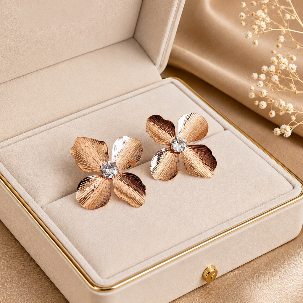 Beautiful flower studs