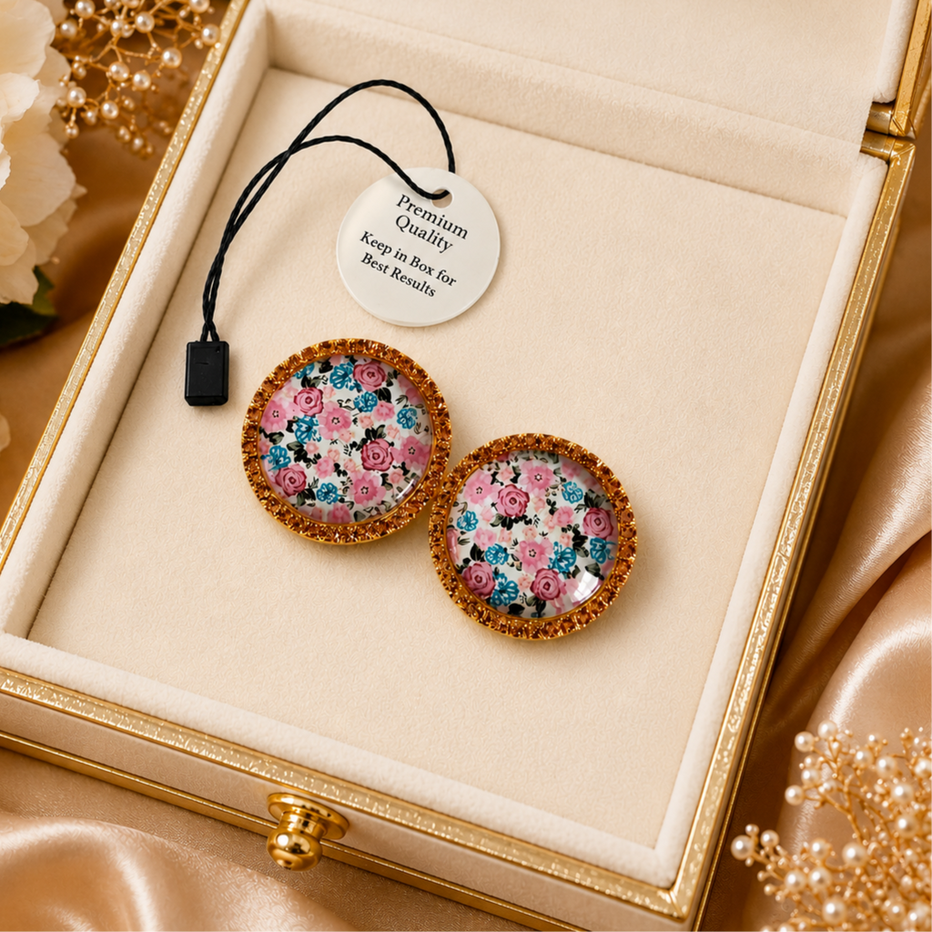 Beautiful Floral Studs