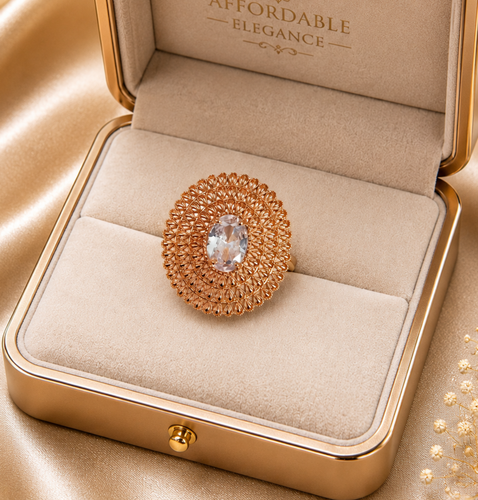 Gold Plated adjustable Ring