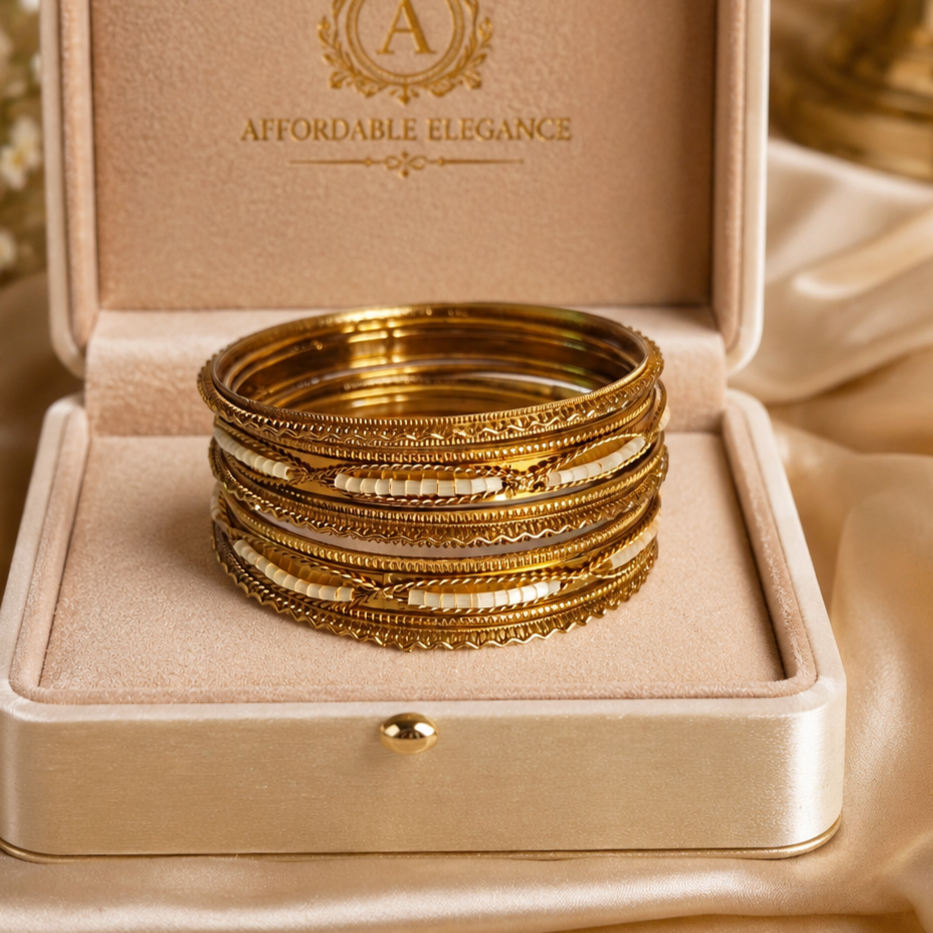 Beautiful Metal Bangles set