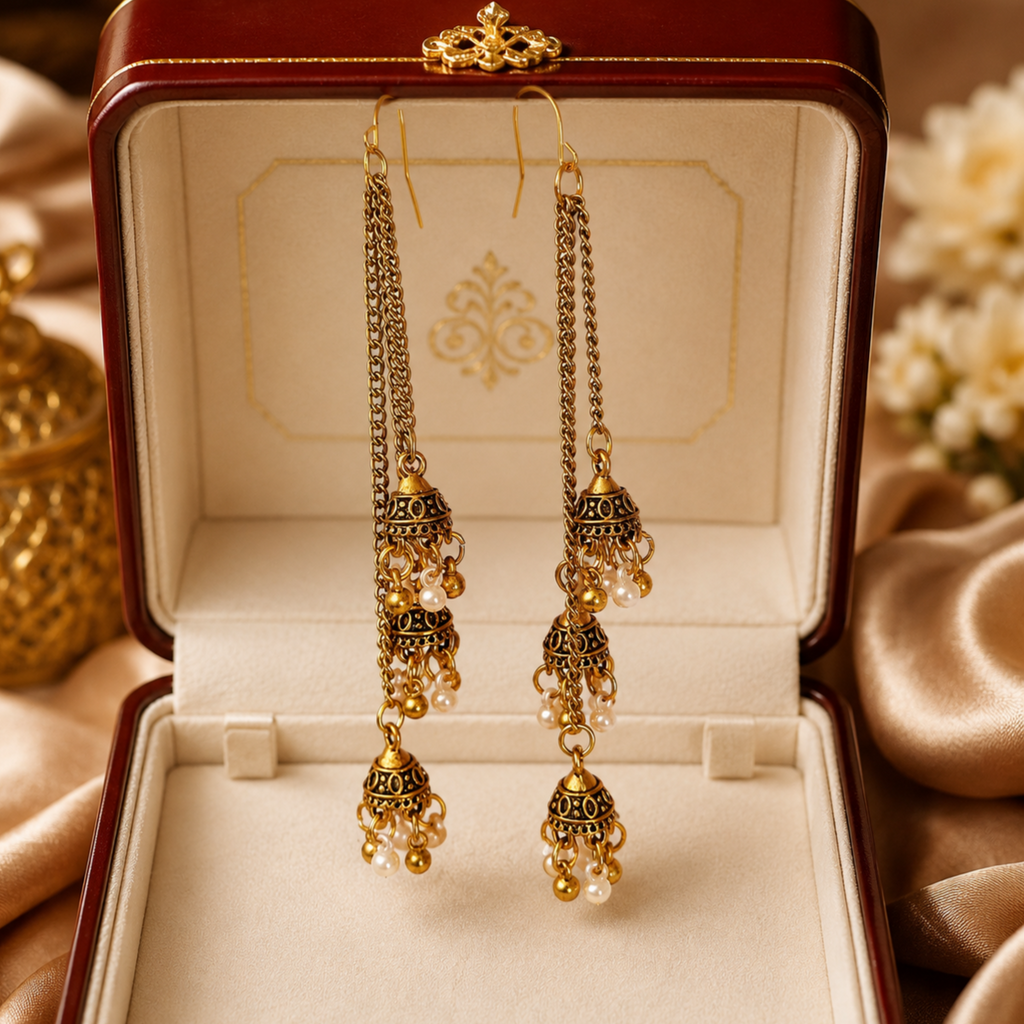 Beautiful oxidized Jhumki