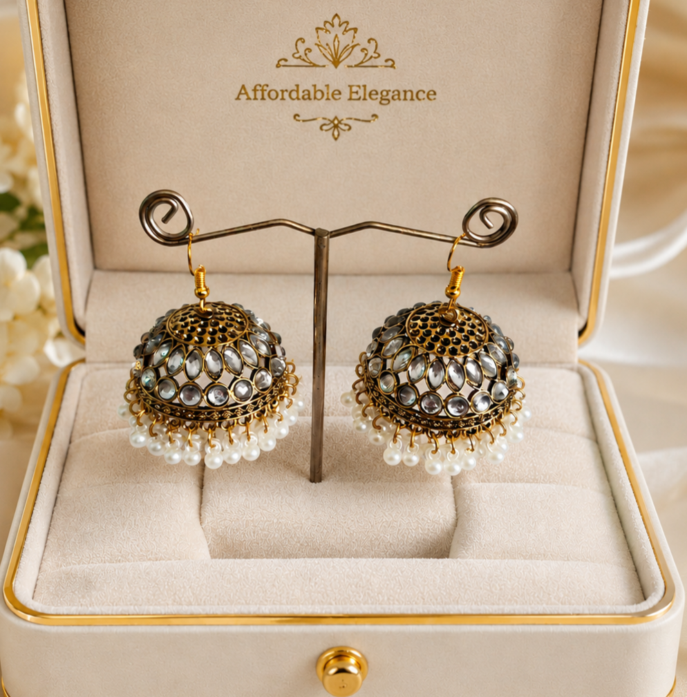 Beautiful Oxidized Jhumki