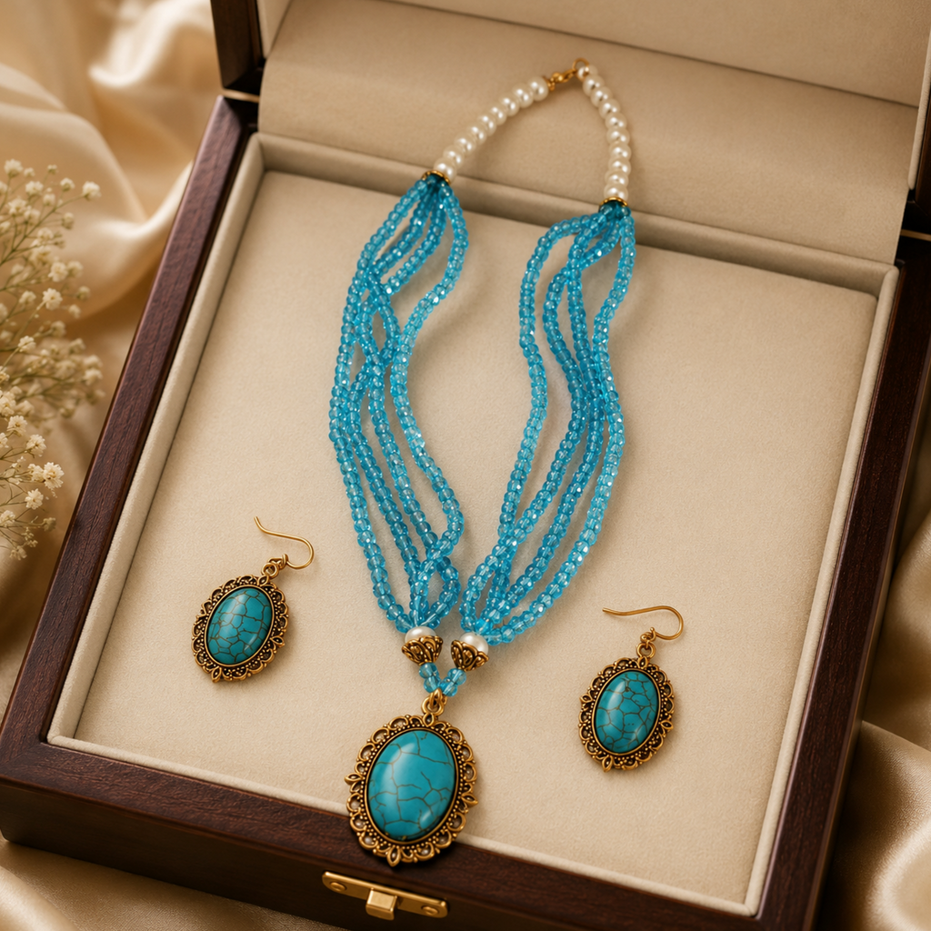 Gorgeous Crystals Maala set