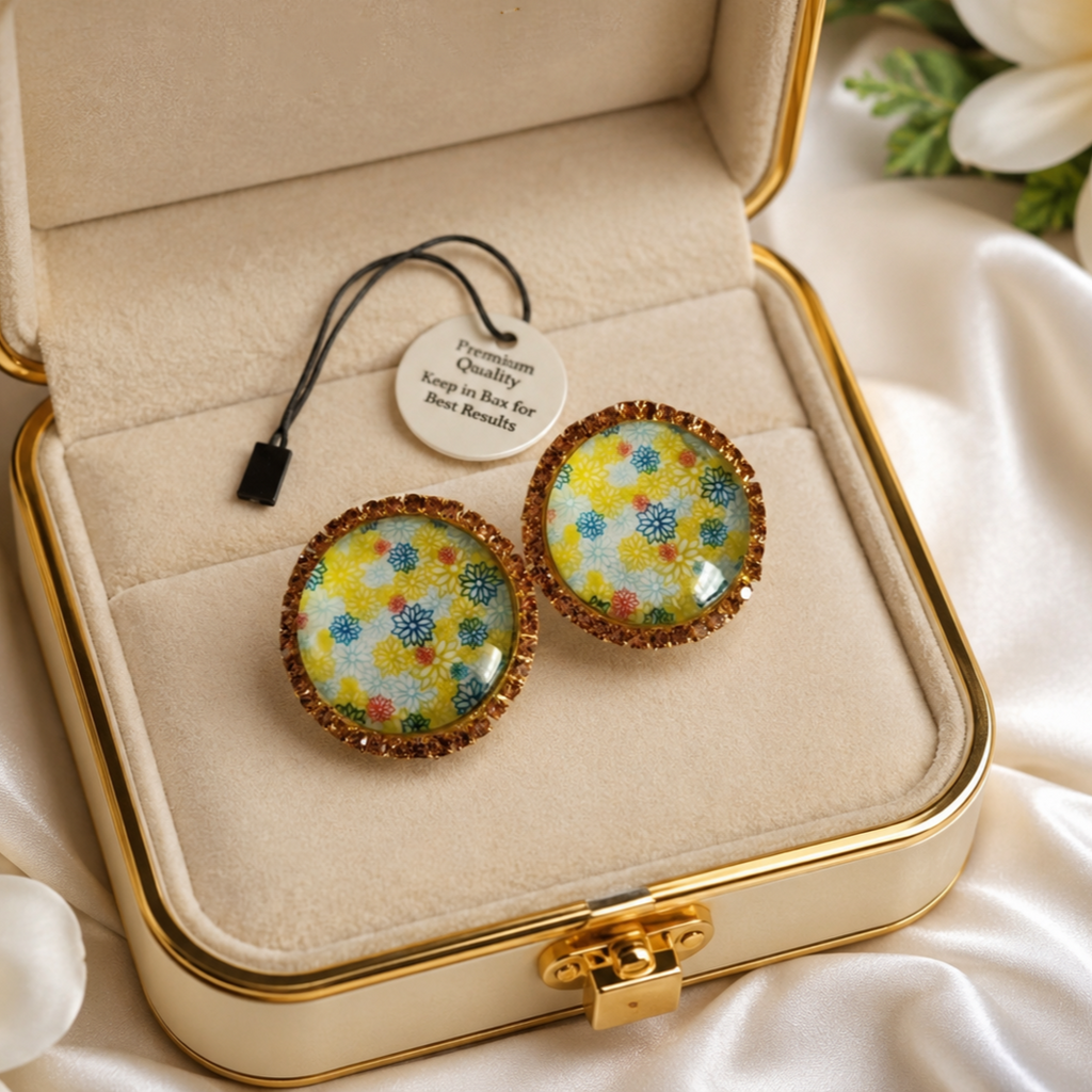 Beautiful Floral Studs