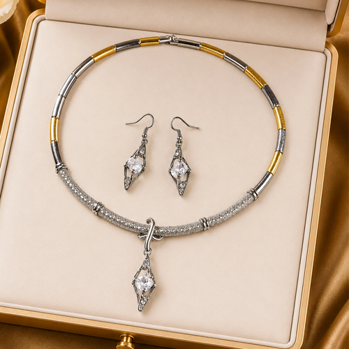 Gorgeous Zirconia Necklace set